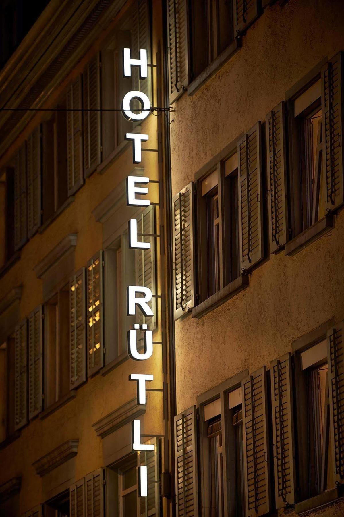 Sorell Hotel Rütli Zurigo Esterno foto
